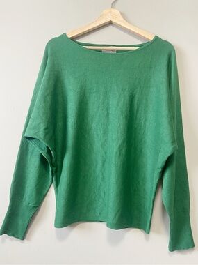 Cyrus Green Boatneck Lightweight Sweater